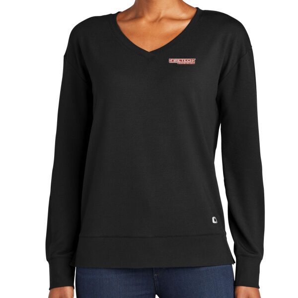   - Ladies Luuma Flex Long Sleeve V Neck Thumbnail